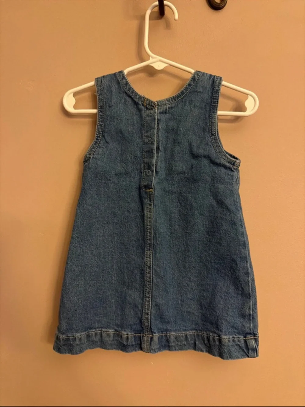 GapKids Denim Heart Pocket Dress - Blue